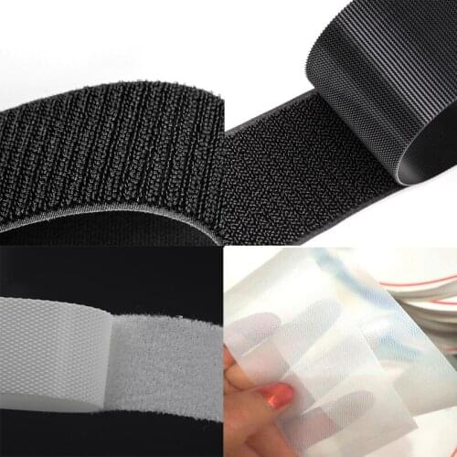5Meter/lot 20/25/30/38/50mm soft Adhesive Fastener tape baby skin-friendly diaper Nylon hook and loop for sewing accessories