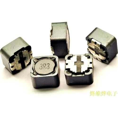 Free shipping shielded inductor 12 * 12 * 7 3.3UH standard word 3R3 SMD power inductors ( 10 )