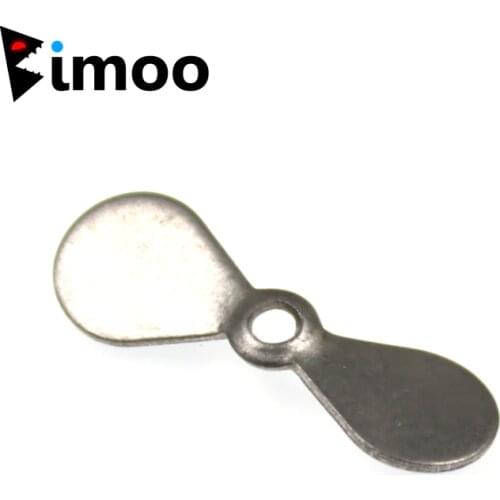 Bimoo 50pcs/bag Fishing Lure DIY Propeller Blades for Popper / Spinner Bait Lure Building Mateiral & Accessories Bulk Package