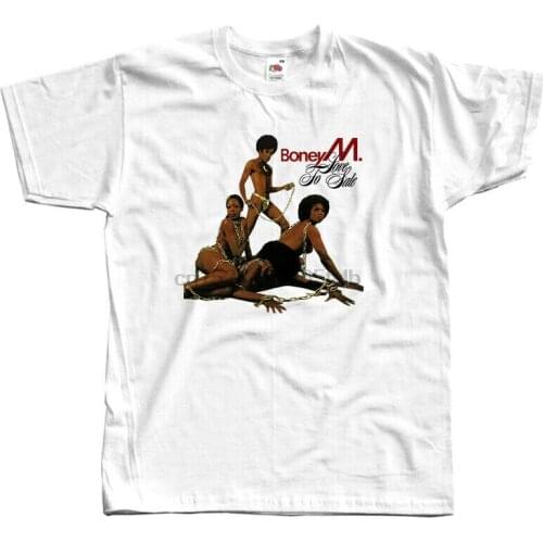 Boney M. - Love For Sale album cover 1977 T-SHIRT DTG (WHITE) S-5XL