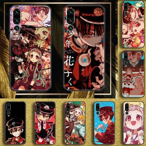 Toilet Bound Hanako kun Phone case For Huawei P Mate P10 P20 P30 P40 10 20 Smart Z Pro Lite 2019 black silicone funda fashion