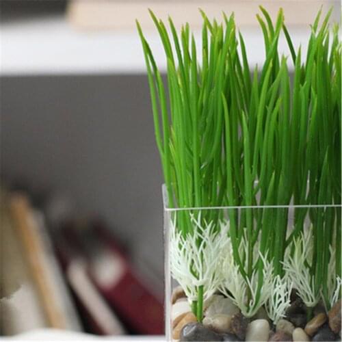 20pcs/lots Rustic flowers and plants artificial grass home decoration shoots