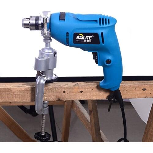 Grinder Holder Drill Stand Universal Vise Portable Clip Electric Drill Functional Clamp Support Woodwork Accessory Bench Tool