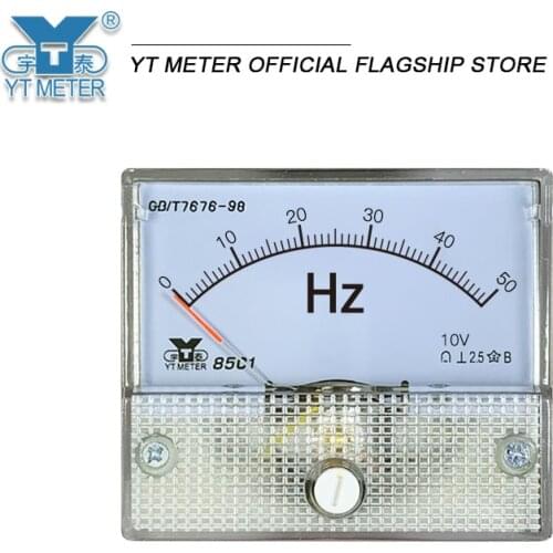 85c1 Hz DC frequency meter 100% opening meter 10V 20mA 50Hz 85l1 Hz 380V 45-55Hz 220V 110V installation meter