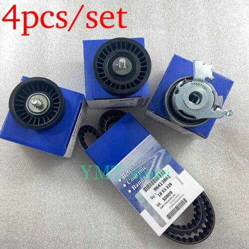 4PCS/Set Timing Belt Kit For Chevrolet Lacetti Nubira Vauxhall Opel Astra Zafira 55352713 55350580 55567191 96413861