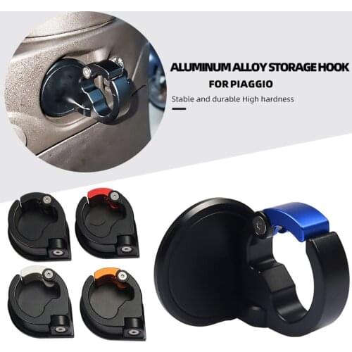 Motorcycle Modification CNC Scooter Hook Foldable Helmet Hook Crochet Lock For Vespa GTV GTS 300 250