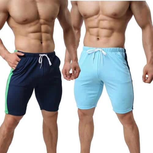 Mens Pajama Shorts Cotton Casual Gym Sports Fitness Shorts Sleepwear Loose Summer Trunks Underwear Male Sleep Bottoms Plus Size