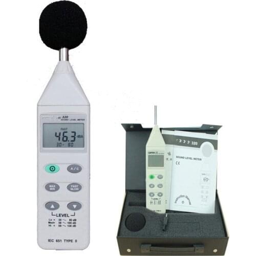 Portable Sound Level Tester Sound Dosimeter Noise Level Meter CENTER320