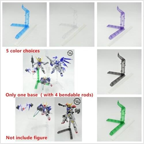 Susan transparent Universal Base with bendable rods for Bandai RG HG SD Gundam model DS004