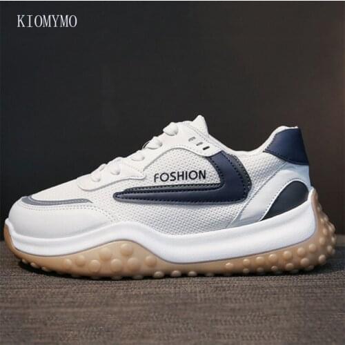 Daddy Shoes Womens Tide 2021 Autumn New Wild Thick-Soled Increased Breathable Mesh Korean Casual Sports Womens Shoes