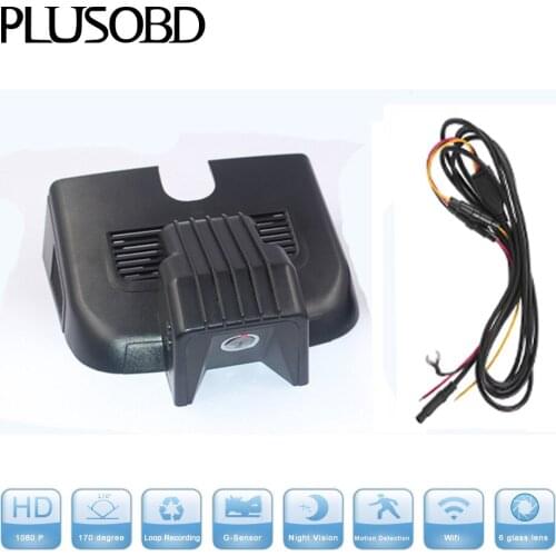 PLUSOBD HD 1080P Dash Cam Hidden DVR For Benz GL M W166 Wifi Camera Car WDR HDMI Sony IMX322 With App+OBDII Adapter/Video Output
