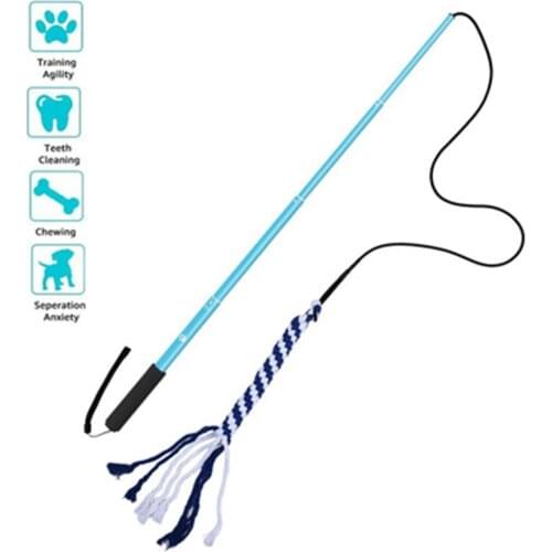 Retractable Funny Cat Sticks Extendable Dog Interactive Stick Durable Dogs Training Rod Outdoor Puppy Chasing Toys Pet Exerciser