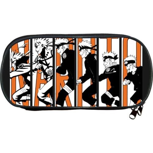 Japan Anime Kakashi Cosmetic Case Fashion Travel Accessories Bag Universal School Season Kids Zipper Pen Holder Cartoon Pen Bag