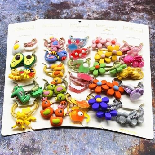 Girls Cute Cartoon Animal Fruit Colorfur Hairpins Children Sweet Hair Clip Barrettes Headband Kids Fashion Hair Accessories