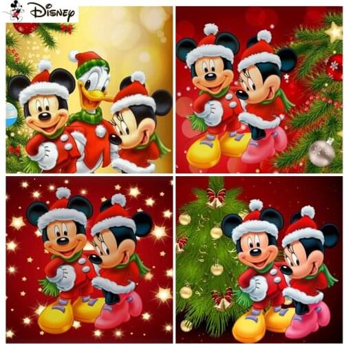 Disney DIY Diamond Painting "Cartoon Mickey Mouse" Full Drill Square Round Diamond Embroidery 5D Cross Stitch Decoration Home