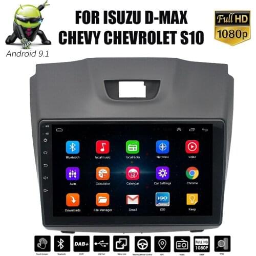 Android 10.1 Car DVD Player GPS Navi Wifi Car Radio Multimedia Palyer Stereo Carplay for Chevrolet S10 ISUZU D-Max 2 Din