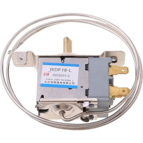 1PC New Refrigerator Parts WDF18-L Refrigerator Thermostat 250V Household Metal Temperature Controller