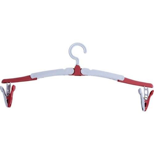 Travel Clothes Rack Hanger Portable Durable Folding Clothes Hanger Multifunction Stretch Drying Rack Home Wardrobe Storage