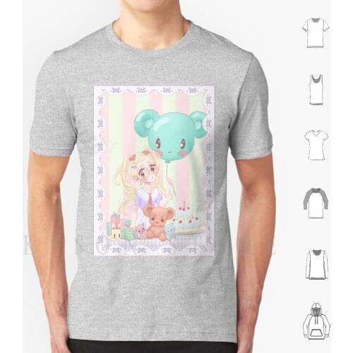 Party Manga Girl T Shirt Cotton Men Diy Print Sleeve Anime Kawaii Loli Lolita Birthday