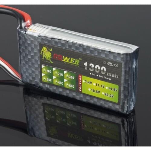 Lipo 7.4v 2S 1300mAh Battery Lion Power 30C MAX 35C For Racing Drone FPV Quadcopter RC Car Boat Airplane Helicopter Battery Part