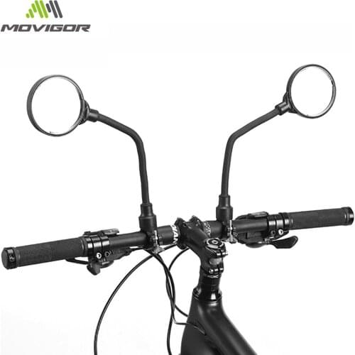 MTB Bike Bicycle Rearview Mirror 360 ° Adjustable HD Handlebar Wide Angle Rear View Mirror Bicycle/Electric/Moto Accessories