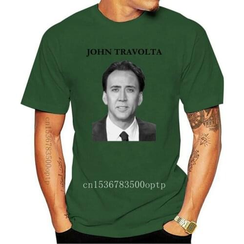 Nicolas Cage Face Off T-Shirt MenS Funny New 2021 New T-Shirts Men Mens Clothing High Quality T Shirts