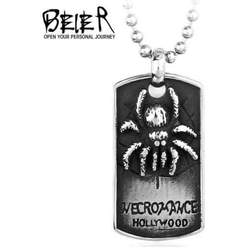 Beier Top Quality Stainless Steel Necklace Punk New Pendant Punk Fashion Jewelry For man BR-P007