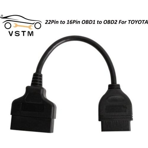 2021 Newest For To*yo-ta 22 Pin To 16 Pin OBD2 Diagnostic Adapter Cable 22pin to 16pin OBD To OBD2 Connect Cable CNP