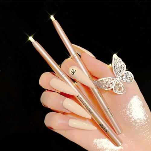 Pearlescent High Light Eyeshadow Pen Champagne Gold Shimmer Waterproof Cosmetics Eye Shadow Shinny Long Lasting TSLM2