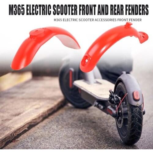 Durable Rear Fender Portable Delicate Design Electric Scooter Mudguard Mud Guard Front Rear Mud Fender for Xiaomi M365 Red