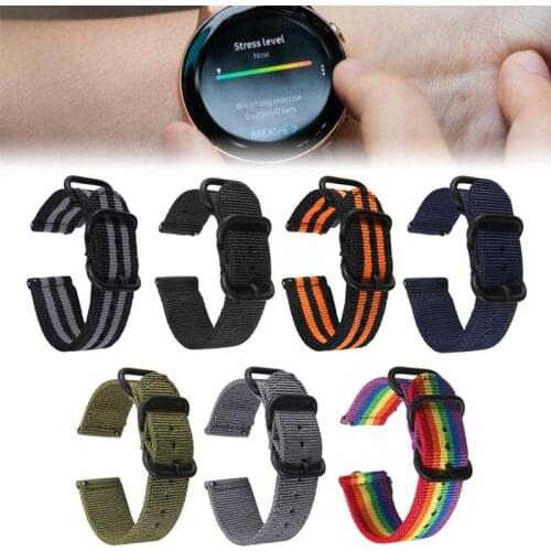 Universal Replacement Watch Bands Nylon Woven Sport Watch Band Strap For Samsung Gear S3 Classic Frontier Smart Accessories