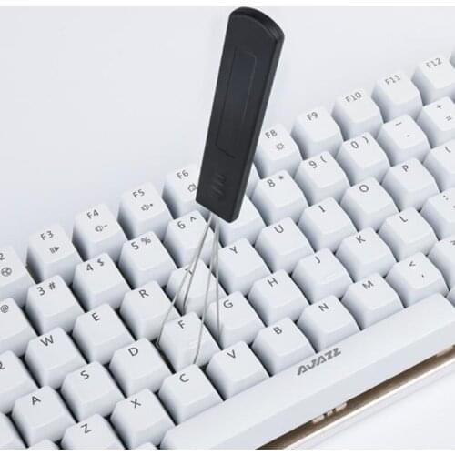 1PC Useful Keyboard Keycap Puller Remover Unloading Keycap Starter Keyboard Dust Cleaner Aid Steel Cleaning Tool