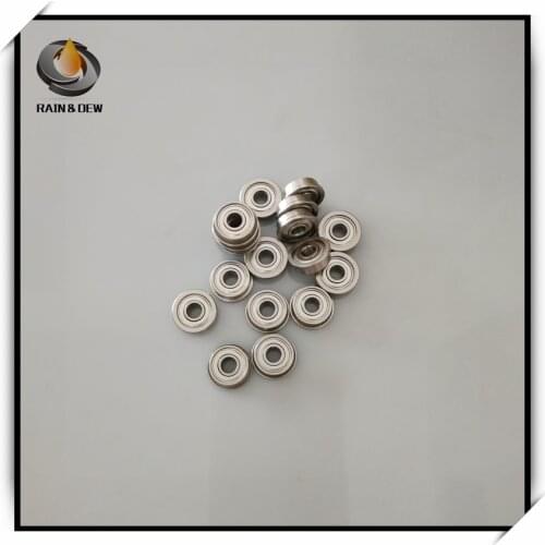 MF63ZZ Flange Bearing 3X6X2.5 mm MF63 Flange Bearing ABEC-9 Miniature Flanged MF63Z ZZ Ball Bearings