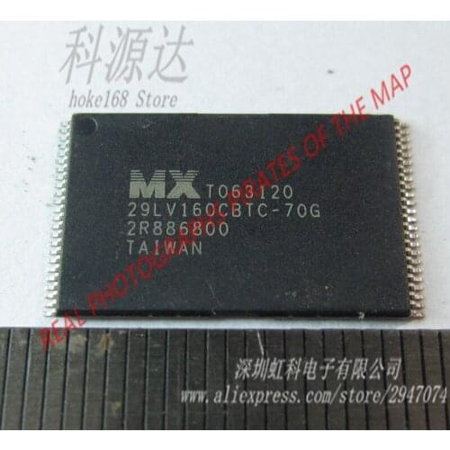 10pcs/lot MX29LV160CBTC-70G TSOP48 MX29LV160C In Stock