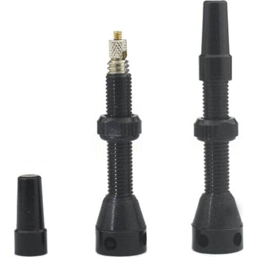 2 Pcs/set Bicycle Tire Air Valve 40mm Bike Tubeless Wheel Valve Kit Bike Accessories