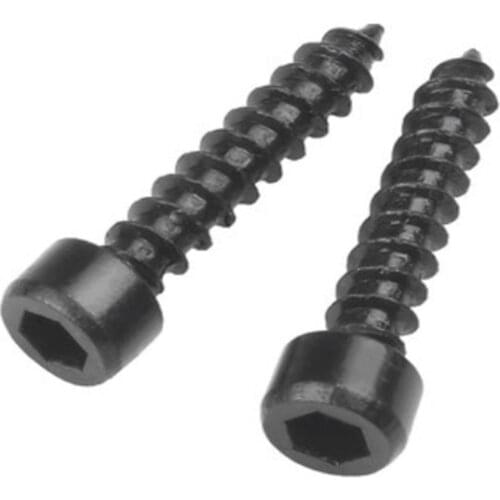 20-50pcs/lot M2 M2.6 M3 M3.5 M4 M5 Carbon Steel With Black Hexagon Socket Cap Head self tapping screw Model Screws