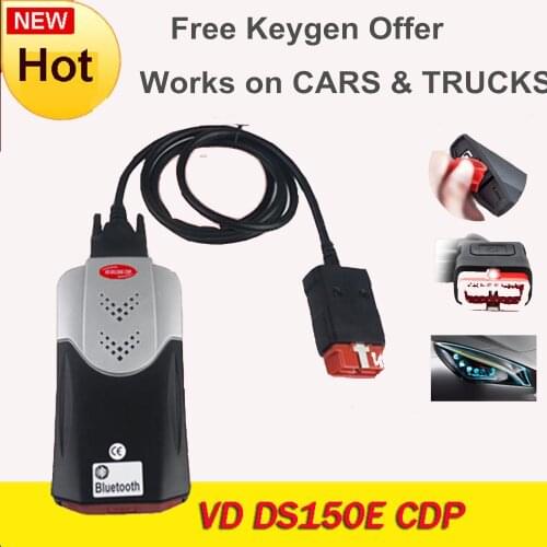 2021 VD TCS CDP PRO 2017R3 Free keygen Bluetooth vd ds150e cdp for Delphis cars trucks OBD2 Diagnostic Tools