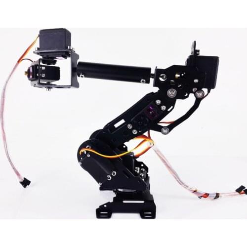 Colorful Version DIY 7 DOF Robot Arm , 6Axis,S servo,Mechanical Industrial Robot Arm Competition,Serial Servo For DIY Design
