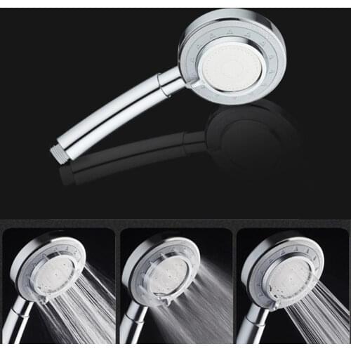 Multi-function hand-held Rainfall Shower Head Adjustable High Pressure Bathroom Portable Removable Shower Heads Accessories