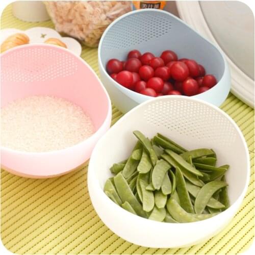 Washing rice, washing vegetables, washing fruit drain basin, kitchen supplies