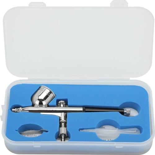 Multi-Purpose Dual-Action Gravity Feed Airbrush Set 0.2 0.3mm 0.5mm Tip Spray Auto Graphics, Art, Crafts, Tattoos, Paint Spray