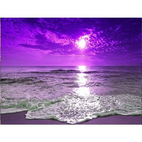 Landscape Waterfall DIY Cross Stitch 11CT Embroidery Kits Needlework Craft Set Printed Canvas Cotton Thread Home Wholesale