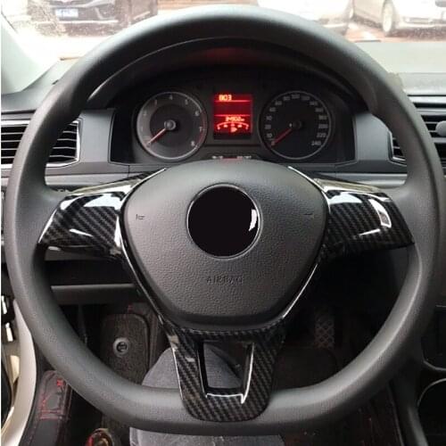 Foal Burning Car Steering Wheel Cover Trim Sticker Fit for Volkswagen VW Golf 7 GTI MK7 POLO 2014 2015 Jetta MK6 2015 2016