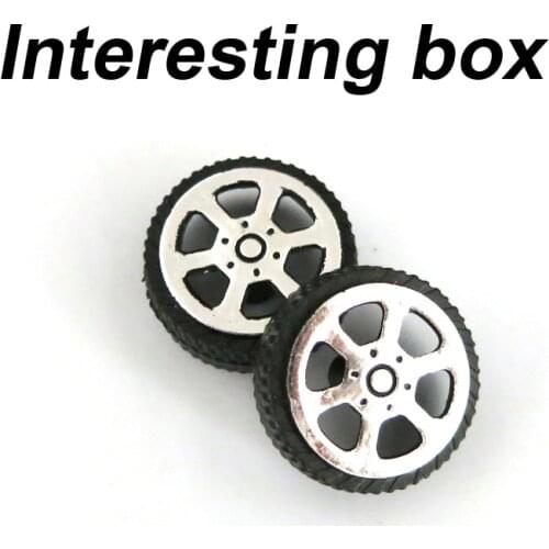 1.9 * 6.7 * 20mm plastic wheels, toy wheels, mini wheels made by technology, 2mm axle wheels
