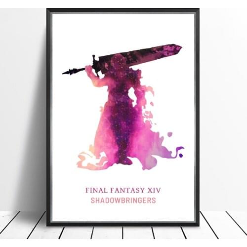 FINAL FANTASY XIV: Shadowbringers Video Game Canvas Poster Home Wall Painting Decoration (No Frame)