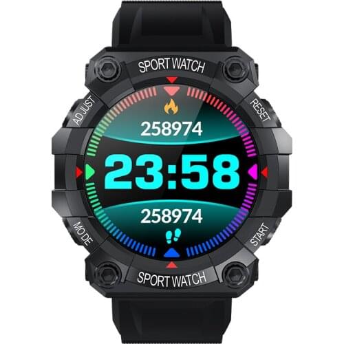 FD68 Smart Watch Men Black Fashion Two-point Touch Waterproof Customized Dial Blood Pressure Heart Rate Monitor Women Smartwatch