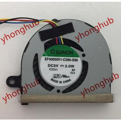 SUNON EF40050V1-C090-S99 DC 5V 2.0W 4-Wire Server Laptop Cooling Fan