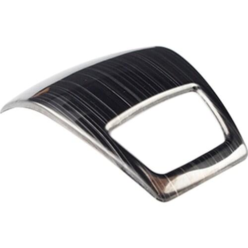 Car Inner Gear Shift Knob Frame Cover Trim Stainless Steel Decor Fit for Skoda Kodiaq 2017-2018