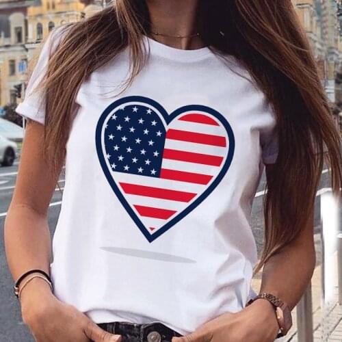 Harajuku Summer Women Stylish T-shirts Casual Printed Tops Tee Female Round Neck Short Sleeve T Shirt Loose Streetwear T-shirt