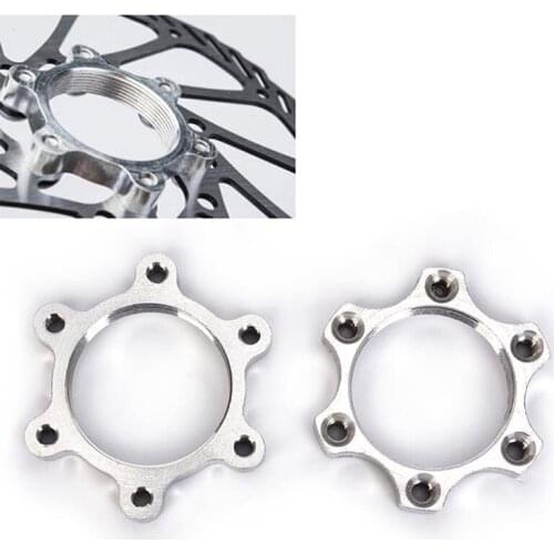 1Pc 48MM Bicycle Bike Freewheel Threaded Hubs Disk Disc Brake Rotor 6 Bolt Flange Adapter